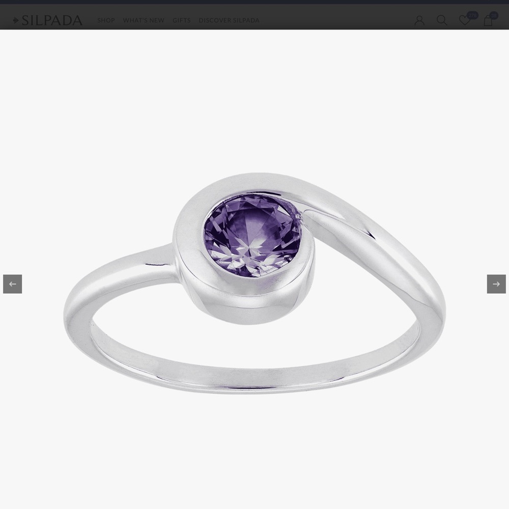 Another trip around the Sun Amethyst size 8